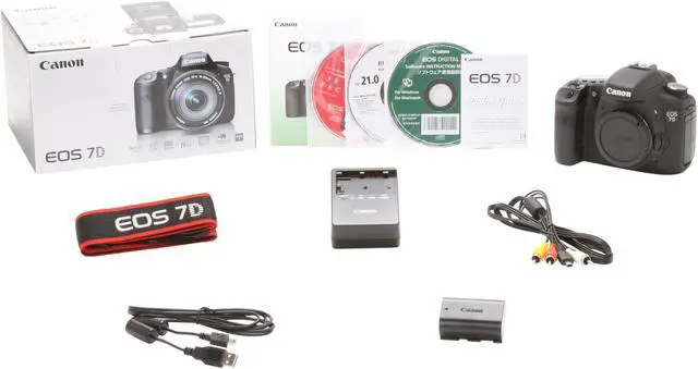 Alt view image 10 of 10 - Canon EOS 7D 3814B004 Black 18.0 MP Digital SLR Camera - International Model - Body Only