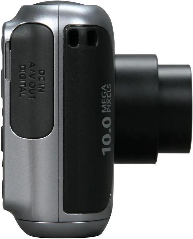 Alt view image 3 of 8 - Canon PowerShot A490 Silver 10.0 MP 3.3X Optical Zoom Digital Camera