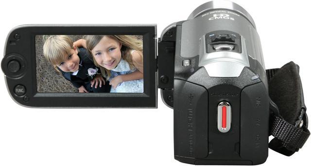 Alt view image 4 of 8 - Canon  VIXIA HF R100  1/5.5" CMOS 2.7" 112K  LCD 20X  Optical Zoom HD Flash Memory Camcorder