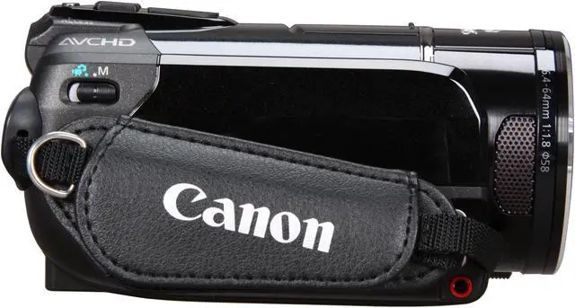 Alt view image 3 of 10 - Canon  VIXIA HF S20  1/2.6" CMOS 3.5" 922K Touch  LCD 10X  Optical Zoom 32GB HD Dual Flash Memory Camcorder