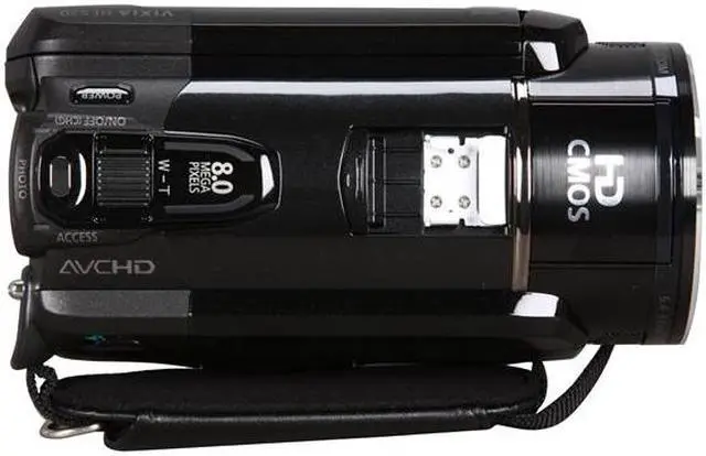 Alt view image 6 of 10 - Canon  VIXIA HF S20  1/2.6" CMOS 3.5" 922K Touch  LCD 10X  Optical Zoom 32GB HD Dual Flash Memory Camcorder