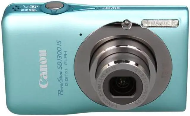 Alt view image 3 of 9 - Canon PowerShot SD1300 IS Green 12.1 MP 4X Optical Zoom 28mm Wide Angle Digital Camera