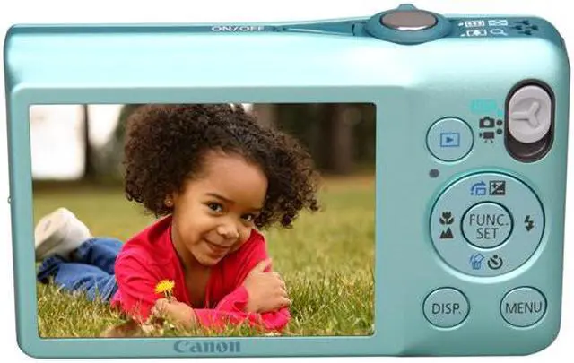 Alt view image 5 of 9 - Canon PowerShot SD1300 IS Green 12.1 MP 4X Optical Zoom 28mm Wide Angle Digital Camera