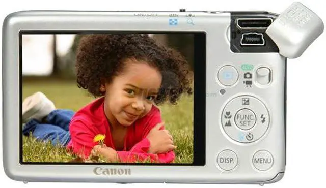 Alt view image 4 of 7 - Canon PowerShot SD1400 IS Silver 14.1 MP 4X Optical Zoom 28mm Wide Angle Digital Camera