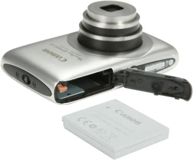 Alt view image 6 of 7 - Canon PowerShot SD1400 IS Silver 14.1 MP 4X Optical Zoom 28mm Wide Angle Digital Camera