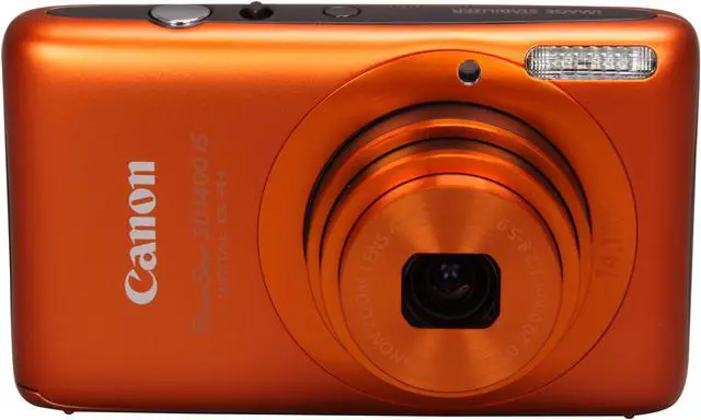 Alt view image 2 of 8 - Canon PowerShot SD1400 IS Orange 14.1 MP 4X Optical Zoom 28mm Wide Angle Digital Camera