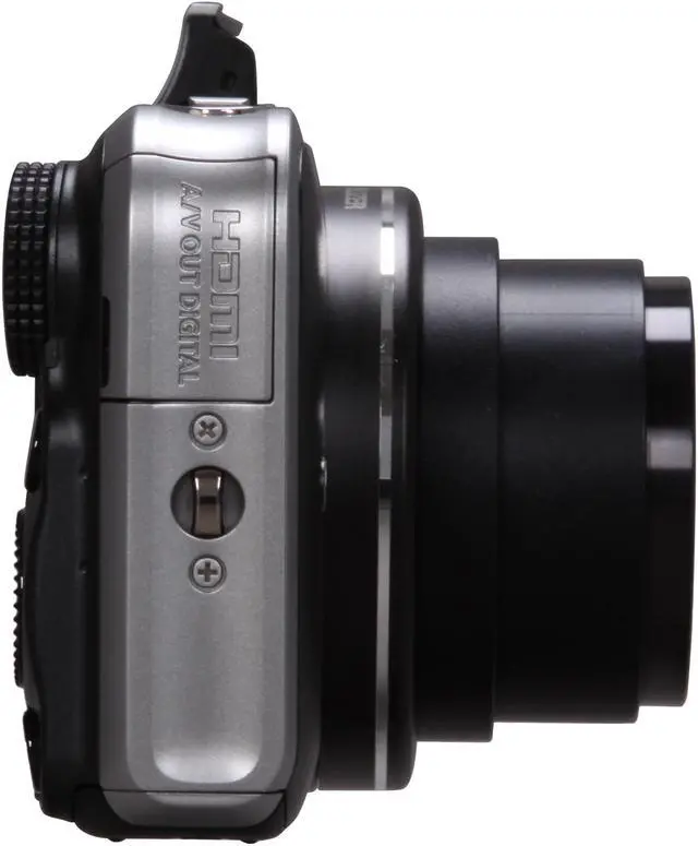 Alt view image 3 of 8 - Canon PowerShot SX210 IS Black 14.1 MP 14X Optical Zoom 28mm Wide Angle Digital Camera