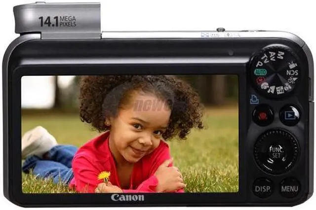 Alt view image 4 of 8 - Canon PowerShot SX210 IS Black 14.1 MP 14X Optical Zoom 28mm Wide Angle Digital Camera