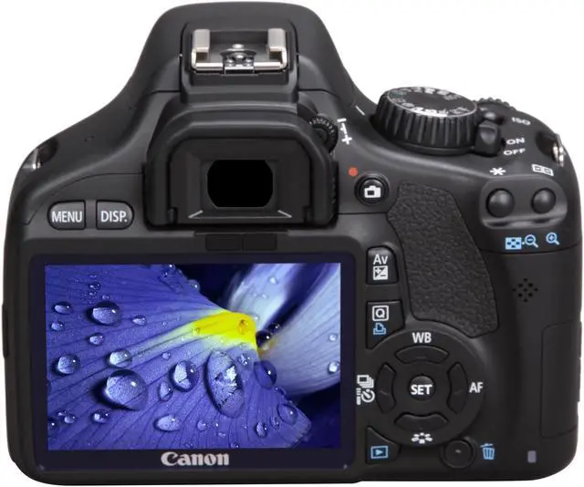 Alt view image 4 of 6 - Canon EOS Rebel T2i Black 18.0 MP Digital SLR Camera - Body Only