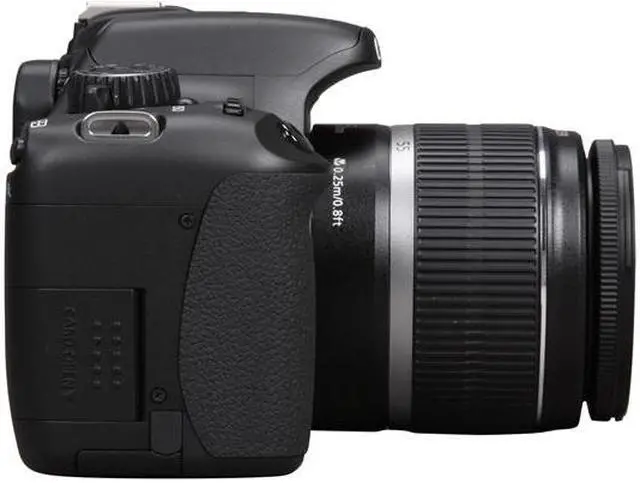 Alt view image 3 of 10 - Canon EOS Rebel T2i Black 18.0 MP Digital SLR Camera w/ EF-S 18-55mm f/3.5-5.6 IS Lens