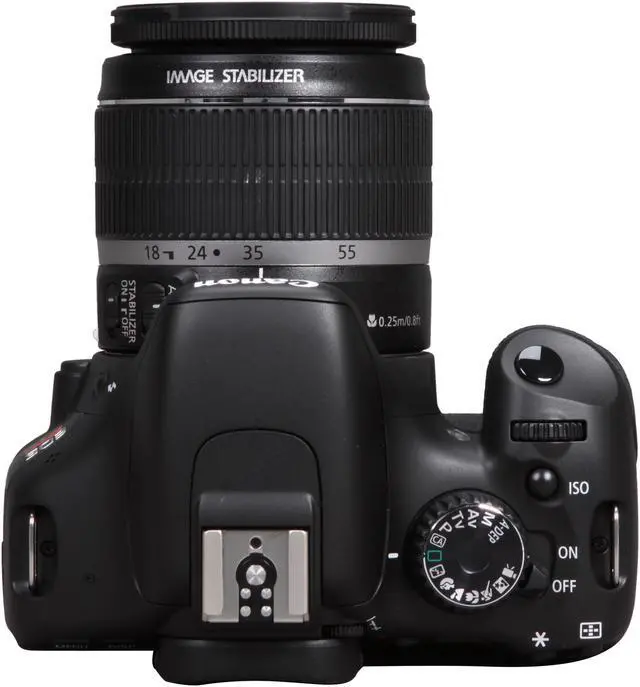Alt view image 7 of 10 - Canon EOS Rebel T2i Black 18.0 MP Digital SLR Camera w/ EF-S 18-55mm f/3.5-5.6 IS Lens