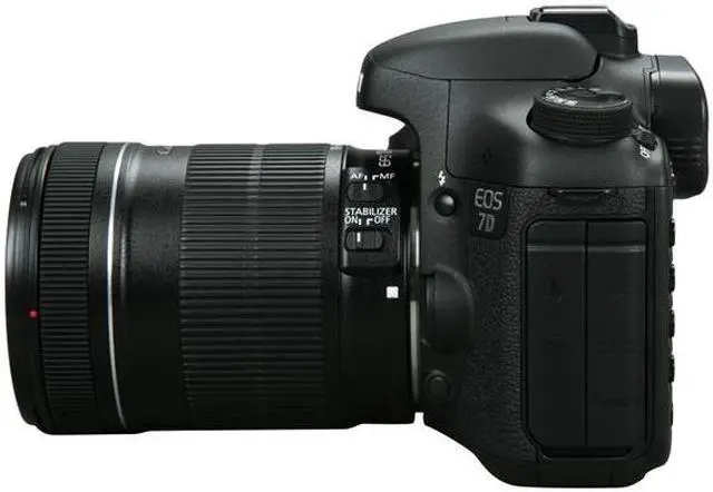 Alt view image 5 of 11 - Canon EOS 7D 3814B016 Black 18.0 MP Digital SLR Camera w/ EF-S 18-135mm f/3.5-5.6 IS Lens