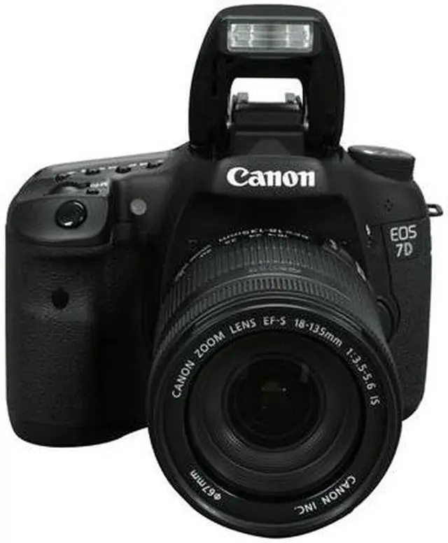 Alt view image 6 of 11 - Canon EOS 7D 3814B016 Black 18.0 MP Digital SLR Camera w/ EF-S 18-135mm f/3.5-5.6 IS Lens