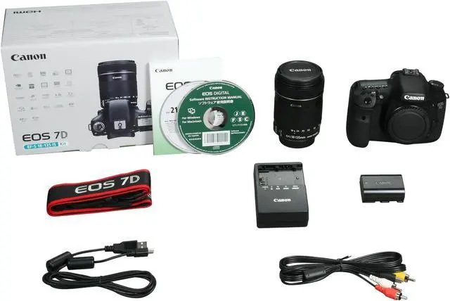 Alt view image 11 of 11 - Canon EOS 7D 3814B016 Black 18.0 MP Digital SLR Camera w/ EF-S 18-135mm f/3.5-5.6 IS Lens