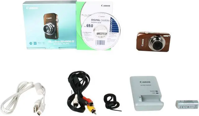 Alt view image 9 of 9 - Canon SD4500 IS Brown 10.0 MP 10X Optical Zoom Digital Camera