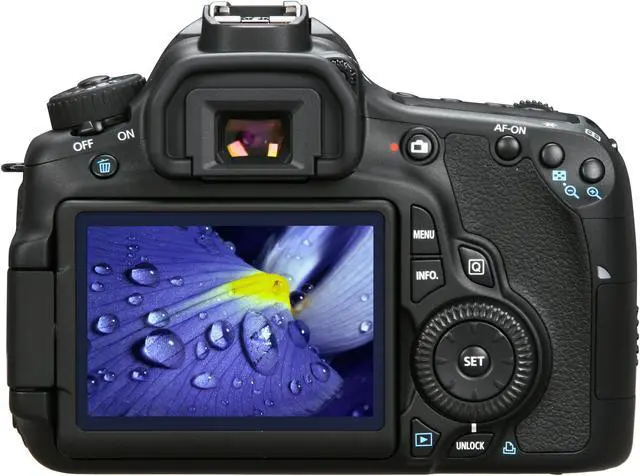 Alt view image 4 of 9 - Canon EOS 60D 4460B003 Black 18.0 MP Digital SLR Camera - Body Only