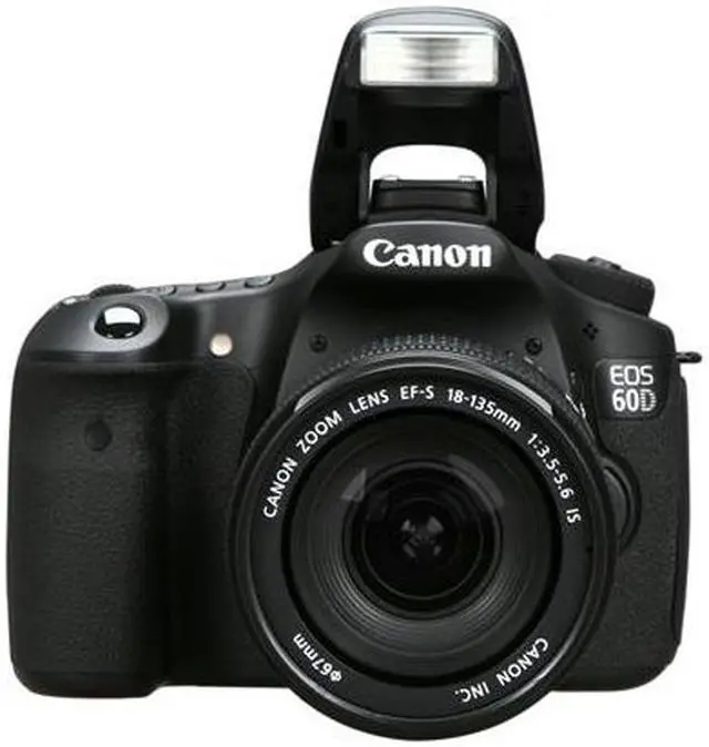 Alt view image 6 of 10 - Canon EOS 60D 18MP CMOS Digital SLR Camera with EF-S 18-135mm f/3.5-5.6 IS UD Standard Zoom Lens