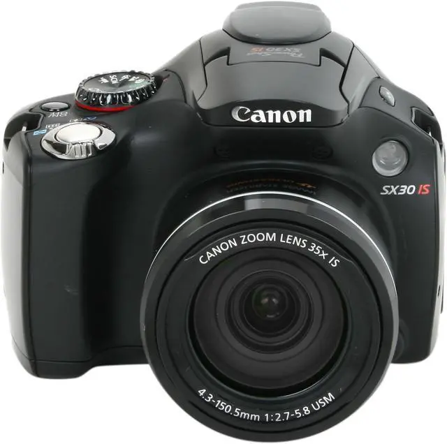Alt view image 2 of 11 - Canon PowerShot SX30 IS Black 14.1 MP 35X Optical Zoom Digital Camera