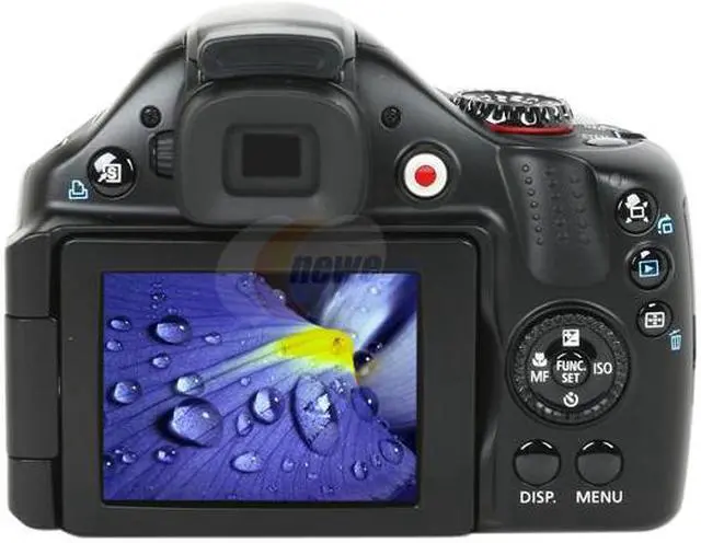 Alt view image 4 of 11 - Canon PowerShot SX30 IS Black 14.1 MP 35X Optical Zoom Digital Camera