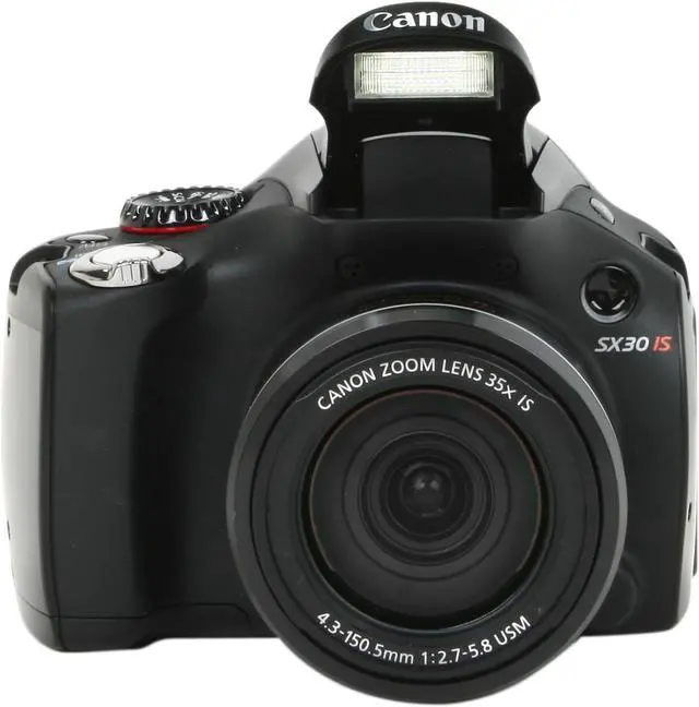 Alt view image 6 of 11 - Canon PowerShot SX30 IS Black 14.1 MP 35X Optical Zoom Digital Camera
