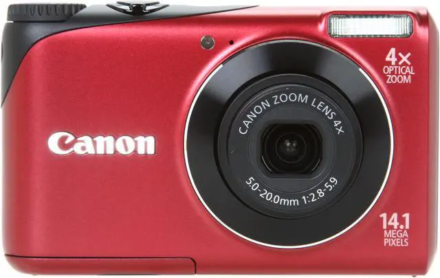Alt view image 2 of 8 - Canon A2200 Red 14.1 MP 28mm Wide Angle Digital Camera