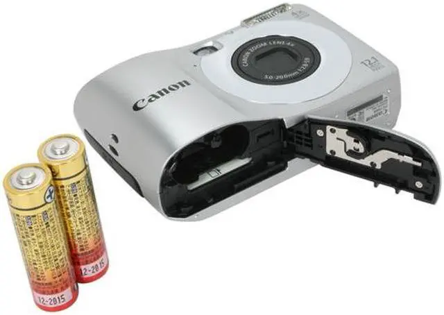 Alt view image 7 of 8 - Canon A1200 Silver 12.1 MP 4X Optical Zoom Digital Camera