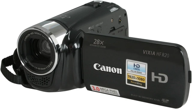 Canon VIXIA HF R20 Black High Definition HDD/Flash Memory