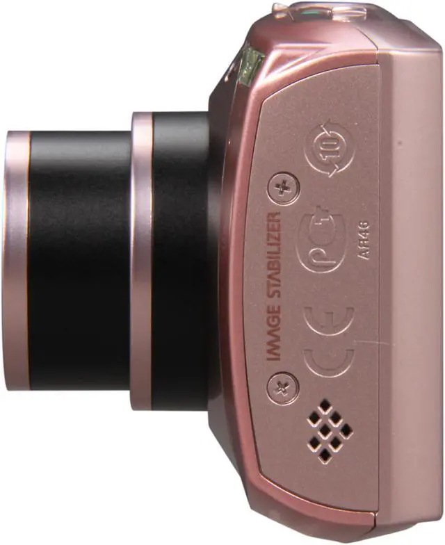 Alt view image 3 of 8 - Canon ELPH 500 HS Pink 12.1 MP 4.4 X Optical Zoom 24mm Wide Angle Digital Camera