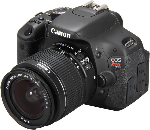 Main image of Canon EOS REBEL T3i 5169B003 Black 18.0 MP Digital SLR Camera with 18-55mm IS II Lens