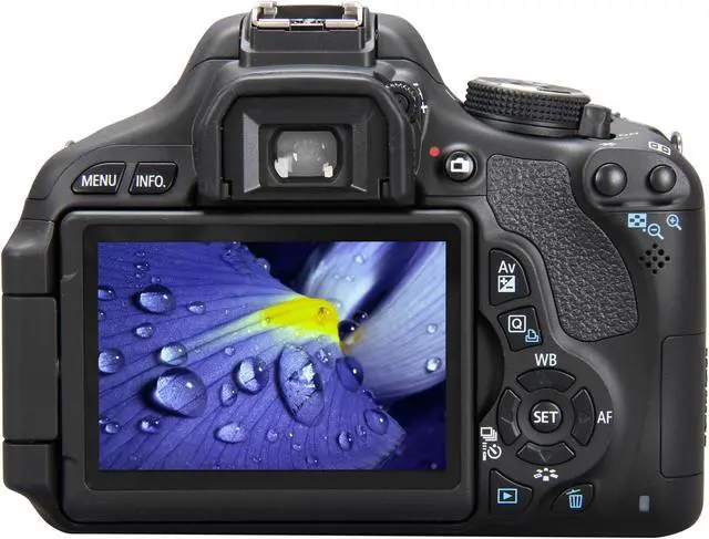 Alt view image 4 of 11 - Canon EOS REBEL T3i 5169B003 Black 18.0 MP Digital SLR Camera with 18-55mm IS II Lens