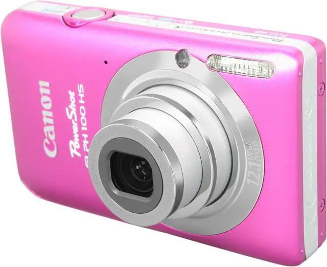Main image of Canon Elph 100 HS Pink 12.1 MP 4X Optical Zoom 28mm Wide Angle Digital Camera