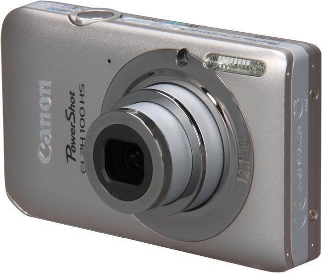 Main image of Canon Elph 100 HS Silver 12.1 MP 4X Optical Zoom 28mm Wide Angle Digital Camera
