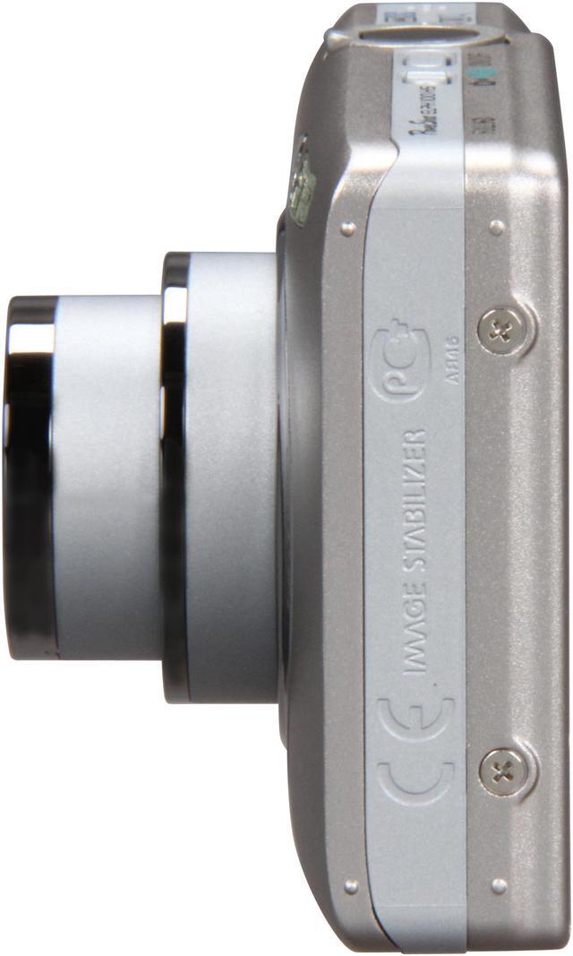 Alt view image 3 of 8 - Canon Elph 100 HS Silver 12.1 MP 4X Optical Zoom 28mm Wide Angle Digital Camera