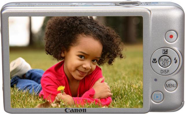 Alt view image 4 of 8 - Canon Elph 100 HS Silver 12.1 MP 4X Optical Zoom 28mm Wide Angle Digital Camera