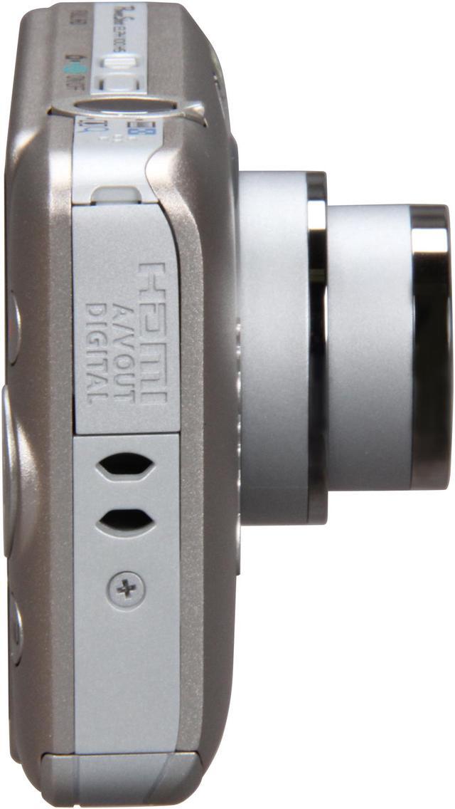 Alt view image 5 of 8 - Canon Elph 100 HS Silver 12.1 MP 4X Optical Zoom 28mm Wide Angle Digital Camera