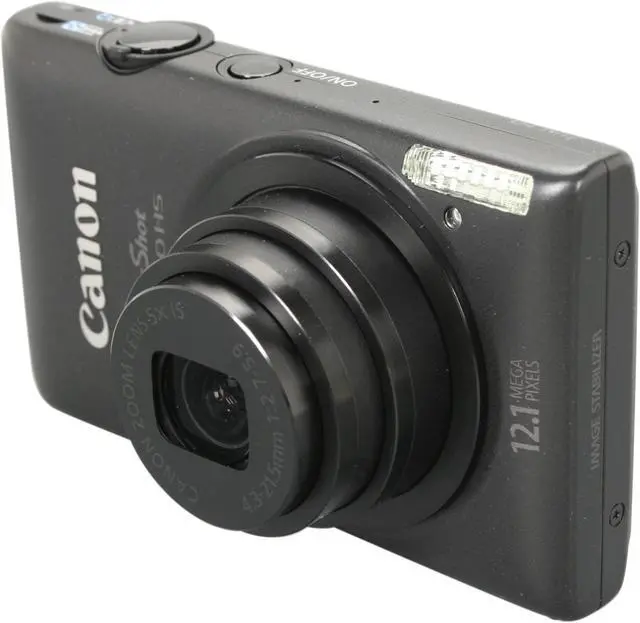 Main image of Canon ELPH 300 HS Black 12.1 MP 5X Optical Zoom 24mm Wide Angle Digital Camera