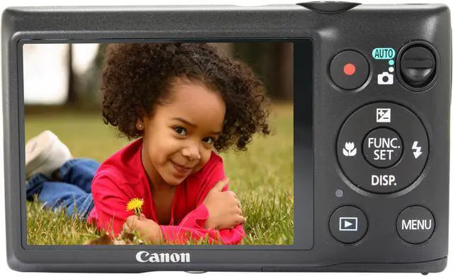 Alt view image 4 of 8 - Canon ELPH 300 HS Black 12.1 MP 5X Optical Zoom 24mm Wide Angle Digital Camera