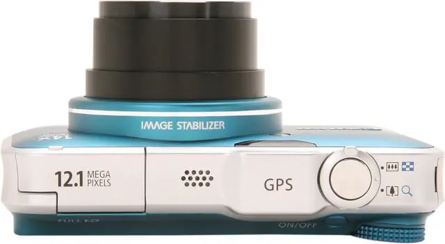 Alt view image 6 of 9 - Canon SX230IS HS Blue 12.1 MP 14X Optical Zoom 28mm Wide Angle Digital Camera