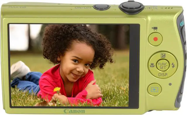 Alt view image 4 of 8 - Canon PowerShot ELPH 310 HS Green 12.1 MP 8X Optical Zoom 28mm Wide Angle Digital Camera