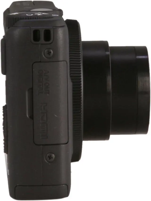 Alt view image 3 of 9 - Canon PowerShot S100 Black 12.1 MP 5X Optical Zoom 24mm Wide Angle Digital Camera