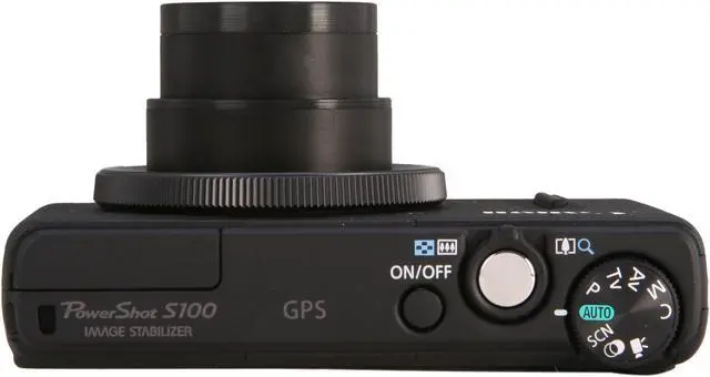 Alt view image 7 of 9 - Canon PowerShot S100 Black 12.1 MP 5X Optical Zoom 24mm Wide Angle Digital Camera