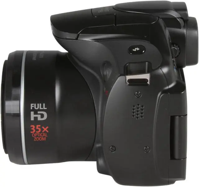 Alt view image 5 of 11 - Canon PowerShot SX40 HS Black 12.1 MP 35X Optical Zoom 24mm Wide Angle Digital Camera