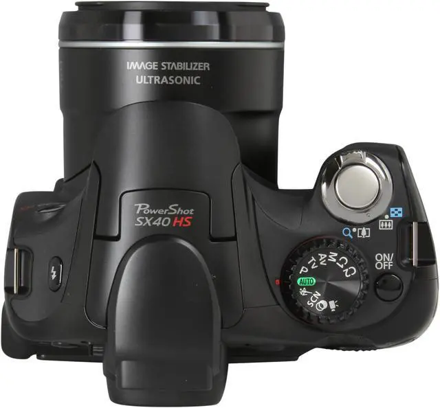 Alt view image 7 of 11 - Canon PowerShot SX40 HS Black 12.1 MP 35X Optical Zoom 24mm Wide Angle Digital Camera