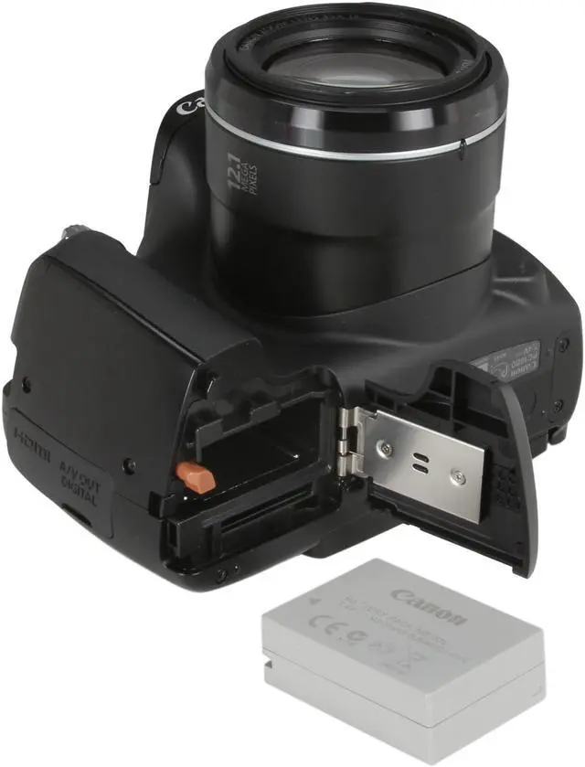 Alt view image 10 of 11 - Canon PowerShot SX40 HS Black 12.1 MP 35X Optical Zoom 24mm Wide Angle Digital Camera