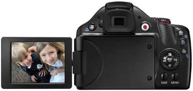 Alt view image 6 of 7 - Canon PowerShot SX40 HS Black 12.1 MP 35X Optical Zoom 24mm Wide Angle Digital Camera