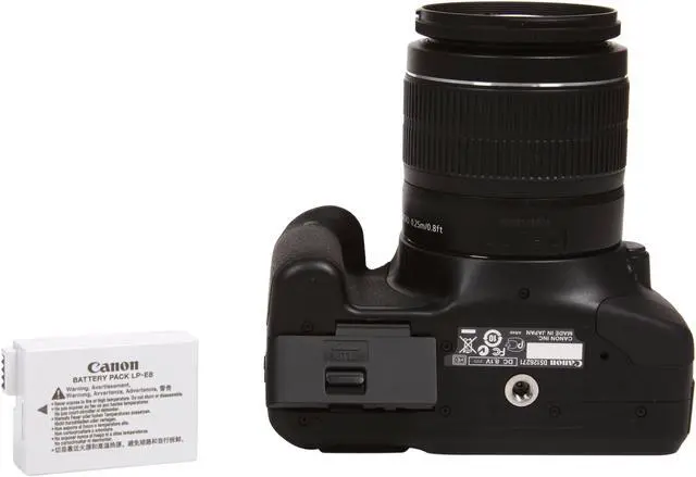 Alt view image 10 of 15 - Canon EOS Rebel T2i Black 18.0 MP Digital SLR Camera w/ EF-S 18-55mm IS II 10-in-1 Kit