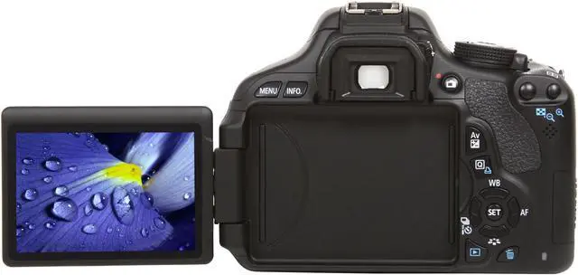 Alt view image 5 of 16 - Canon EOS REBEL T3i Black 18.0 MP Digital SLR Camera with EF-S 18-55mm IS II 10-in-1 Kit