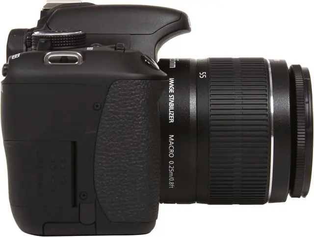 Alt view image 6 of 16 - Canon EOS REBEL T3i Black 18.0 MP Digital SLR Camera with EF-S 18-55mm IS II 10-in-1 Kit