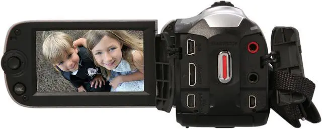 Alt view image 4 of 8 - Canon VIXIA HF R100 (4394B003AA) 1/5.5" CMOS, RGB Primary Color Filter 2.7" 112K LCD 20X Optical Zoom High Definition Flash Memory Camcorder
