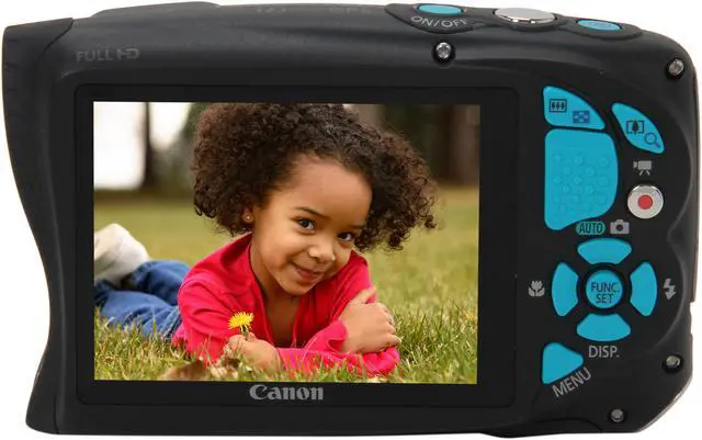 Alt view image 4 of 8 - Canon PowerShot D20 6145B001 Blue 12.1 MP 3.0" 461K Action Camera